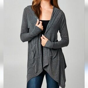 Young, Fabulous & Broke Sea Foam Green Open Cardigan Medium